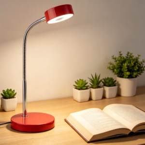 12644 Desk Lamp, 52.4" x 5" x 15.75", Red